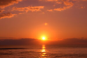 No.090014 二の倉海岸～蒲崎海岸　日の出