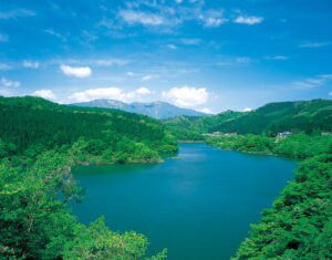 No.130096 鳴子ダム（荒雄湖）と禿岳
