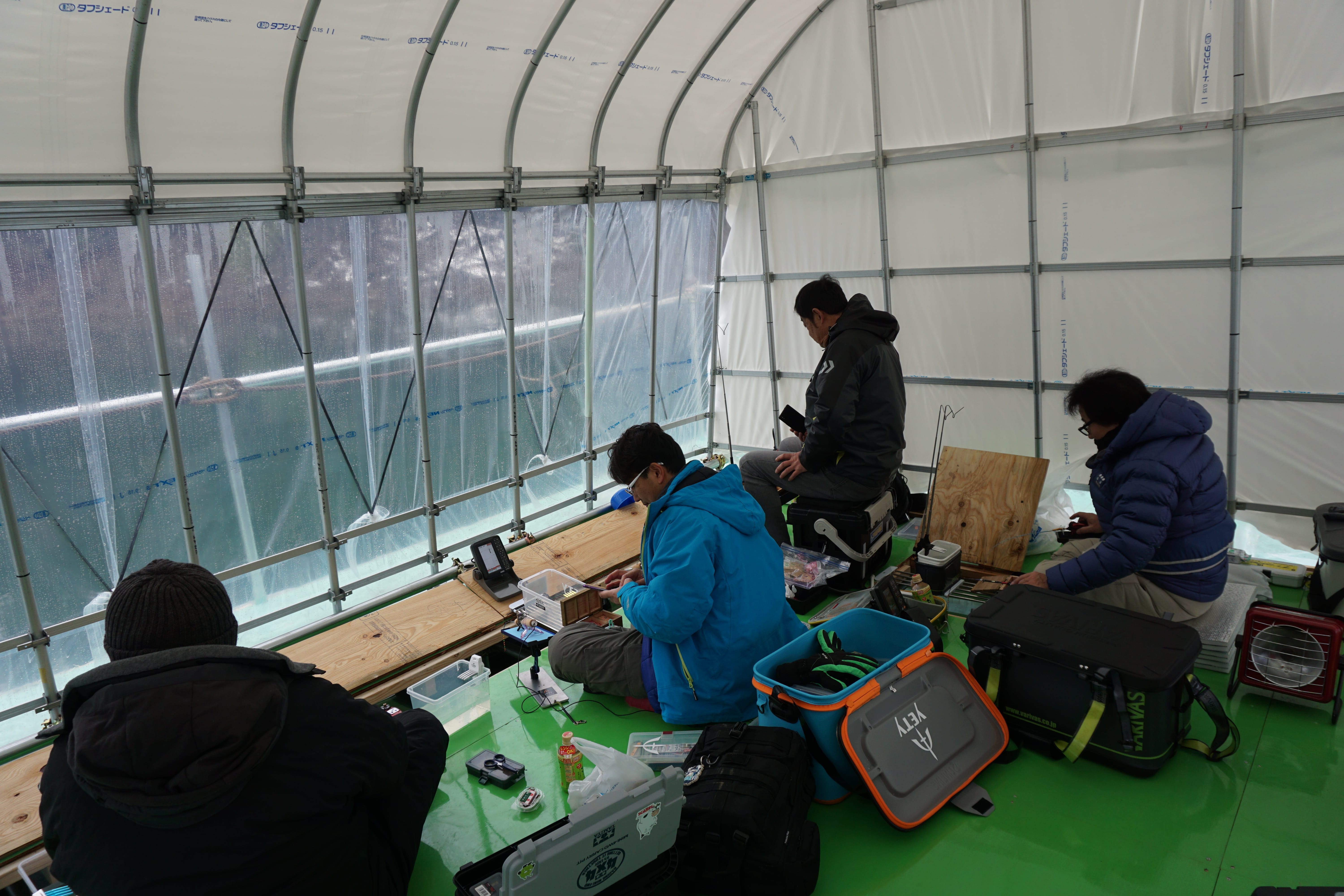 No.110079 宮城県で初のドーム船「ワカサギ釣り」①